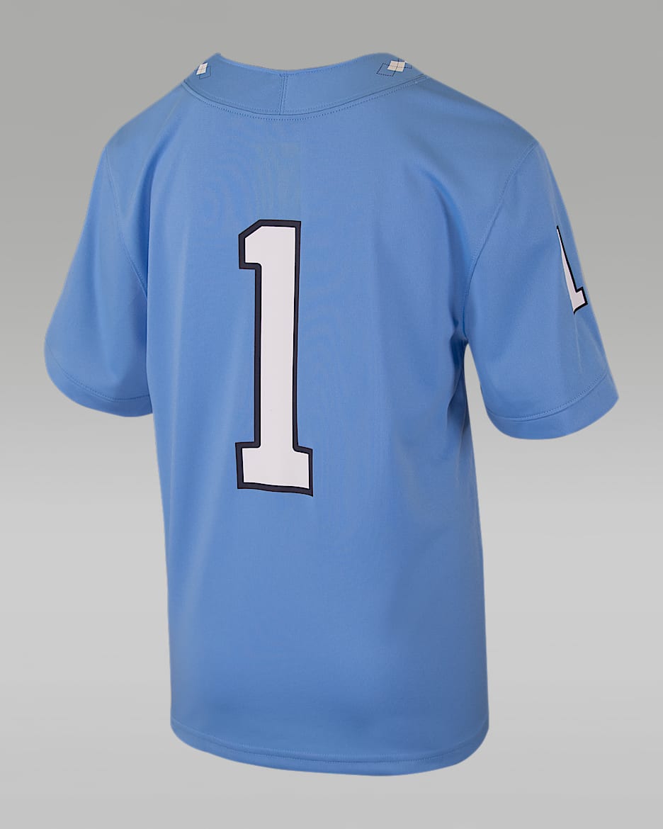 UNC Big Kids Jordan College Football Replica Jersey. Nike